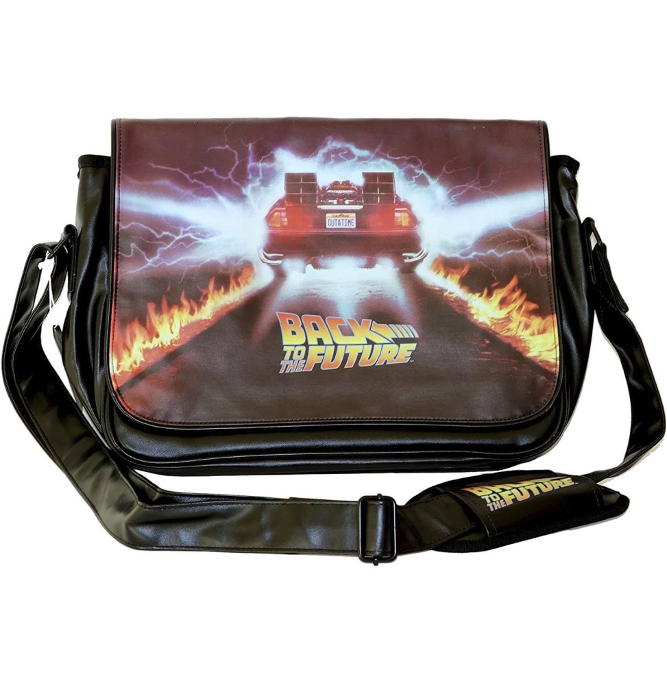 Sac Besace Retour vers Vers Le Futur - Delorean 36 x 25cm