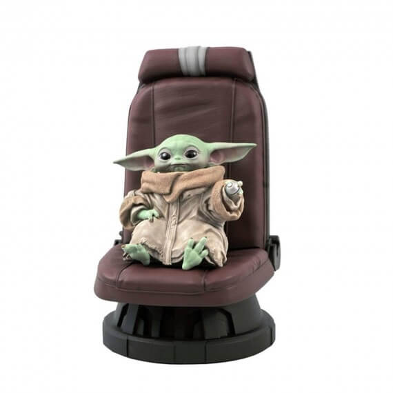 Statue Star Wars Mandalorian - The Child In Chair 30cm