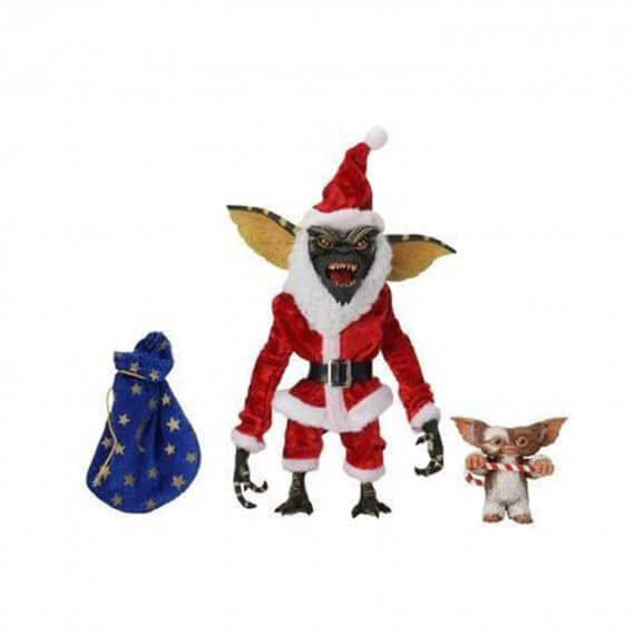 Figurine Gremlins - 2-Pack Santa Stripe & Gizmo 17cm