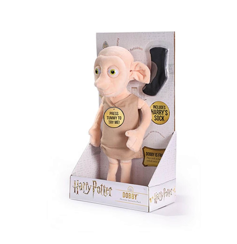 Peluche Harry Potter - Peluche Dobby intéractive