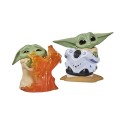 Figurine Star Wars Mandalorian - 2-Pack The Child Baby Yoda Feu + Casque 6cm