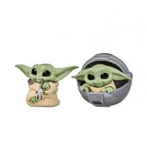 Figurine Star Wars Mandalorian - 2-Pack The Child Baby Yoda Collier + Couffin 6cm