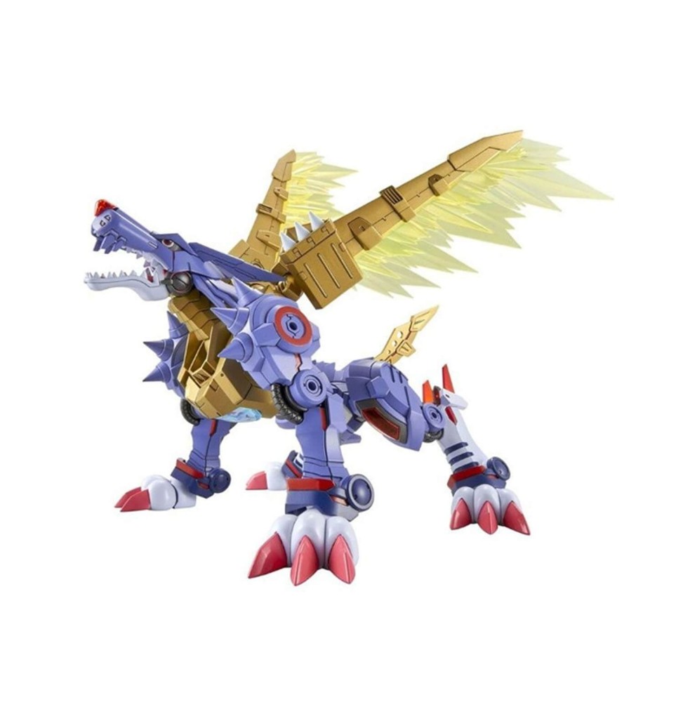 Maquette Digimon - Metal Garurumon Amplified 17cm