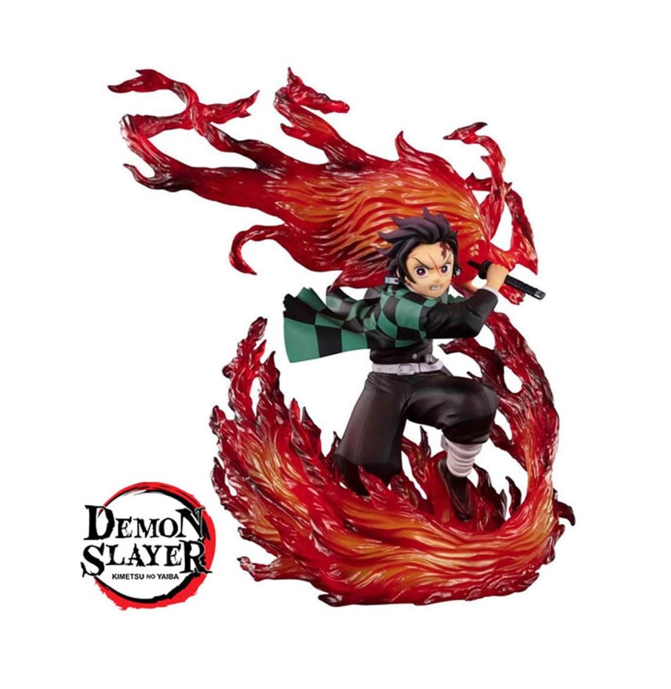 Figurine Demon Slayer Kimetsu No Yaiba - Tanjiro Kamado Hinokami Kagura Figuarts Zero 21cm