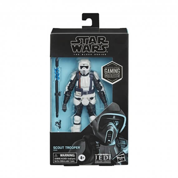 Figurine Star Wars Jedi Fallen Order - Scout Trooper Black Series Gaming Greats 15cm