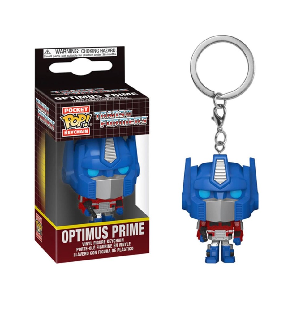 Porte Clé Transformers - Optimus Prime Pocket Pop 4cm