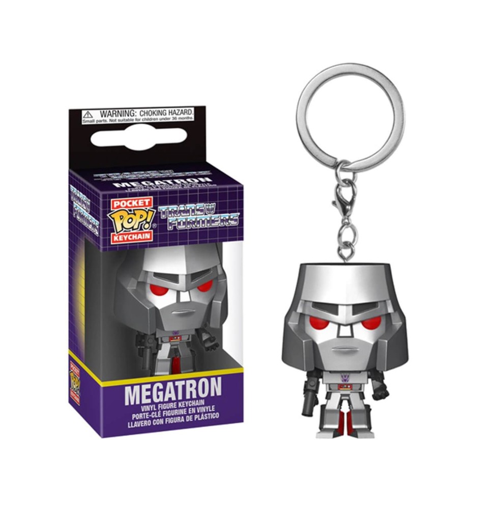 Porte Clé Transformers - Megatron Pocket Pop 4cm