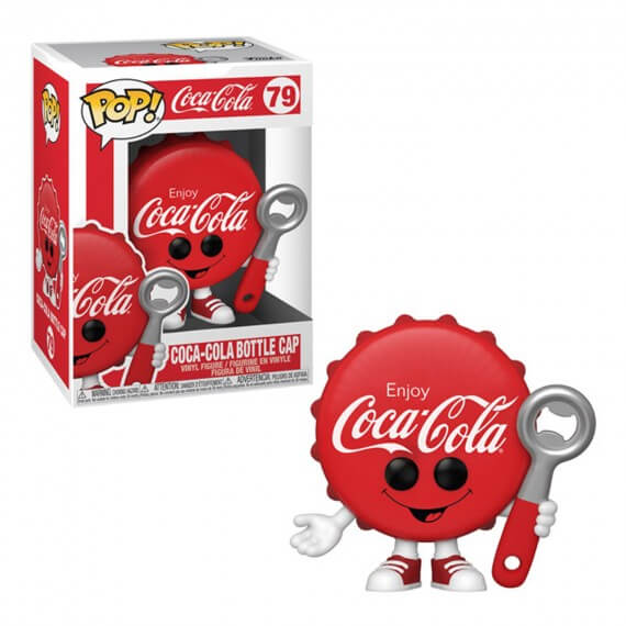 Figurine Icons Coca Cola - Bottle Cap Pop 10cm