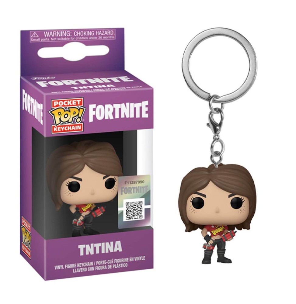 Porte Clé Fortnite - Tntina Pocket Pop 4cm