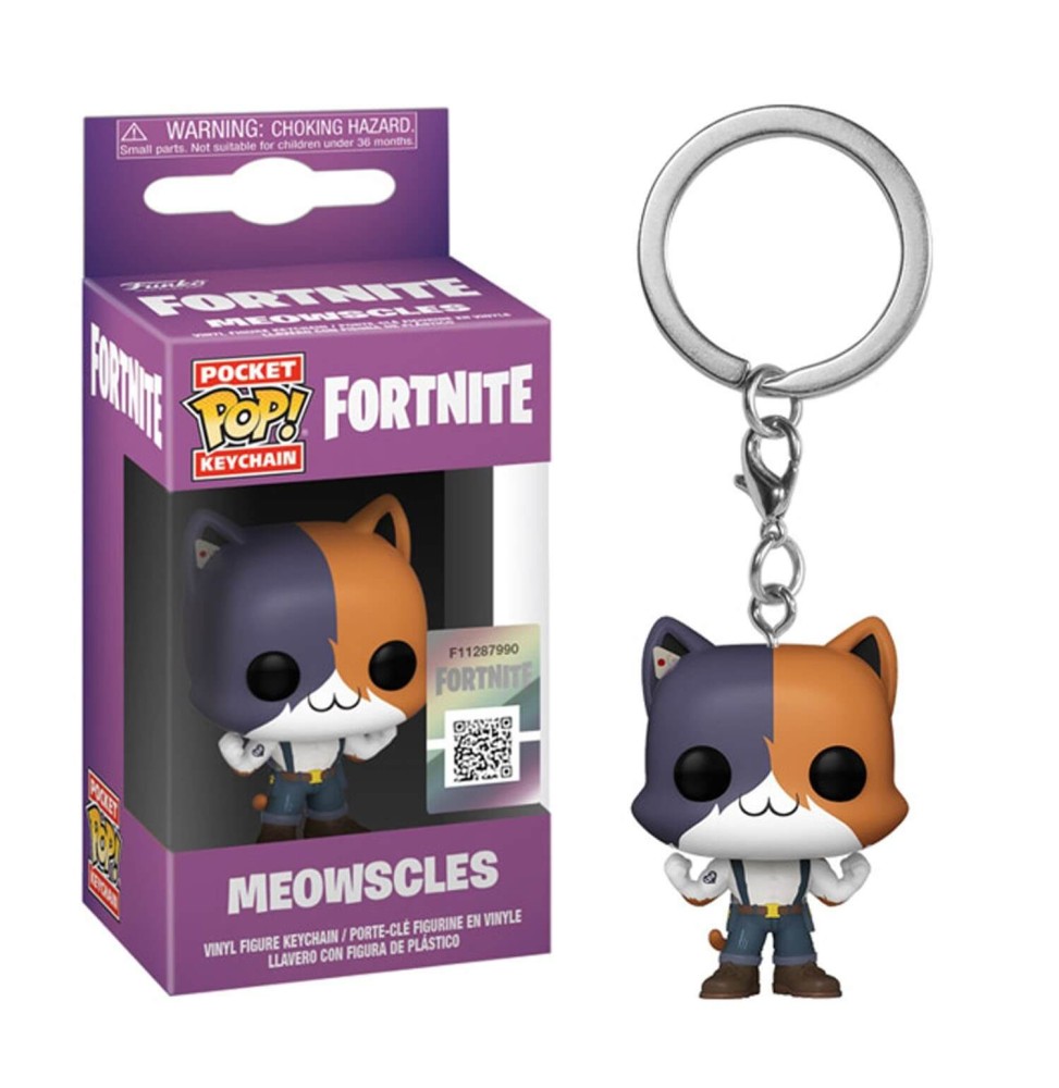 Porte Clé Fortnite - Meowscles Pocket Pop 4cm