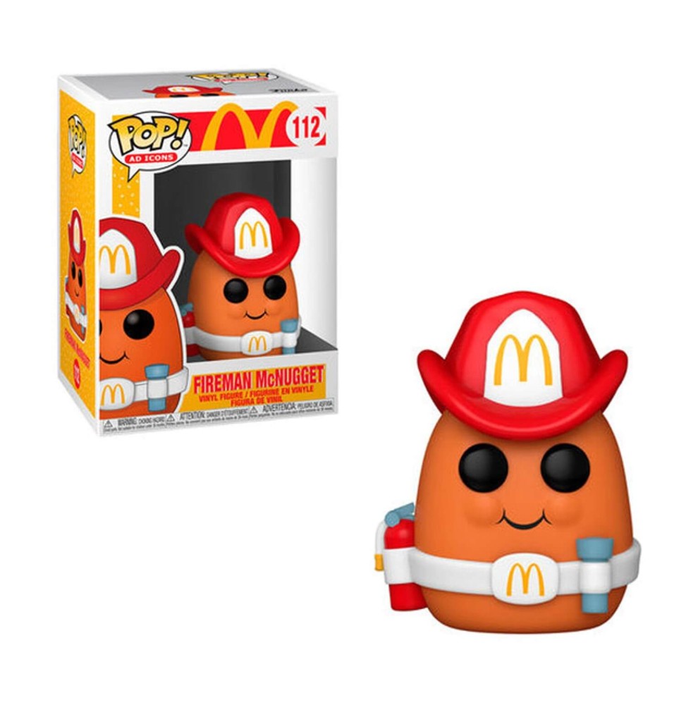 Figurine Mc Donald's - Fireman Nugget Pop 10cm