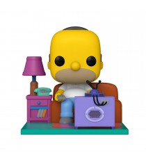 Figurine Simpsons - Deluxe Homer Watching Tv Pop 18cm