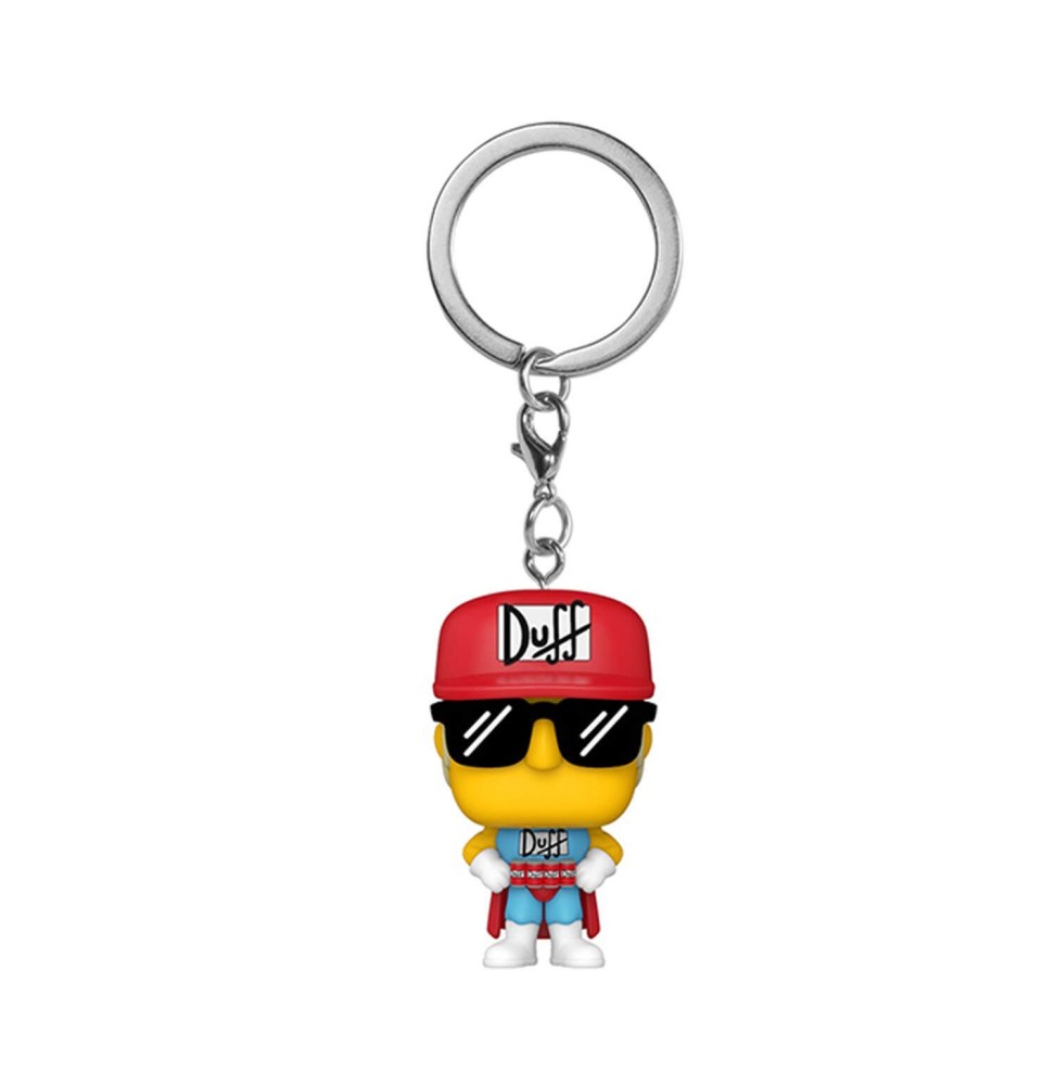 Porte Clé Simpsons - Duffman Pocket Pop 4cm