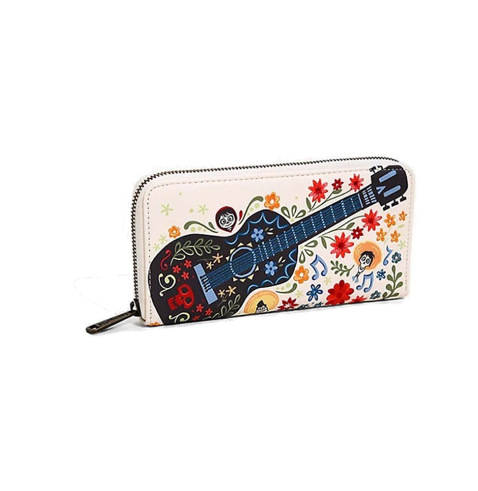 Portefeuille Disney Coco - Guitare Broderie Exclu