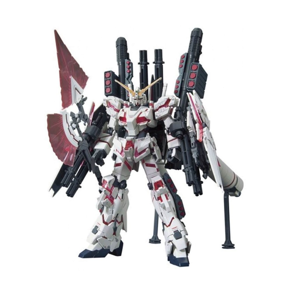 Maquette Gundam - 199 Full Armor Unicorn Destroy Mode Red Ver Gunpla HG 1/144 17cm