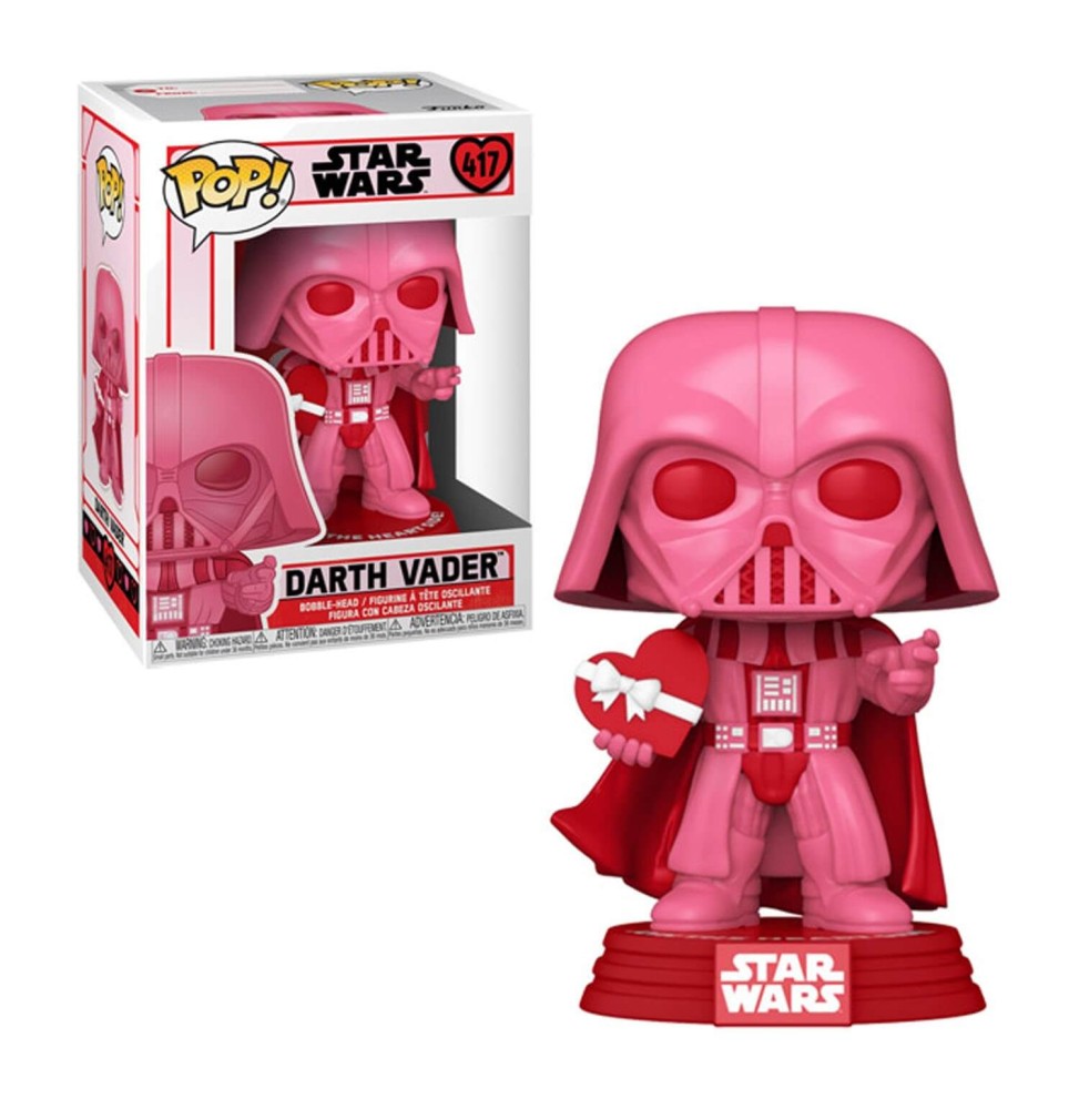 Figurine Star Wars - Valentines Vader With Heart Pop 10cm