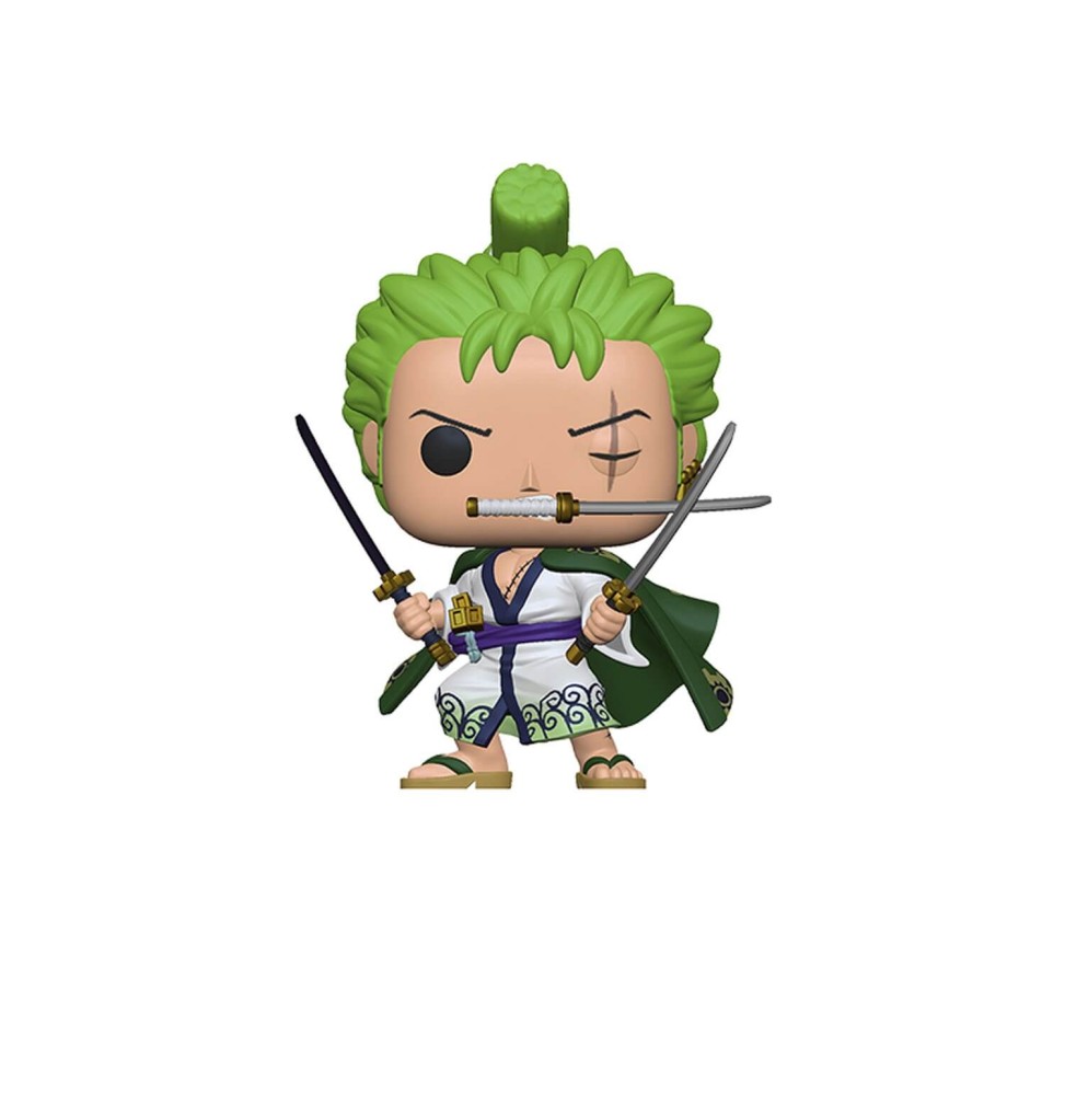 Figurine One Piece - Roronoa Zoro Wano Kuni Pop 10cm