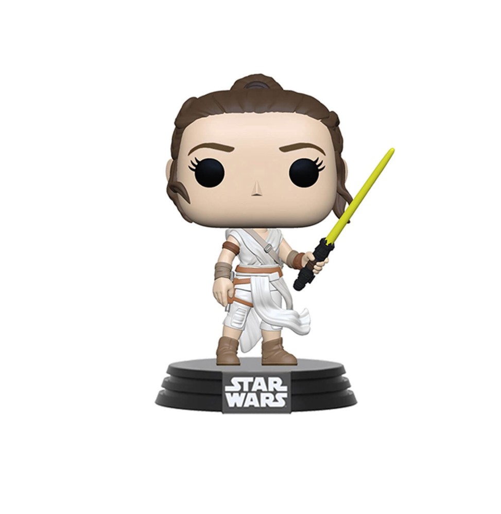 Figurine Star Wars Episode 9 - Rey W/ Yellow Saber Pop 10cm