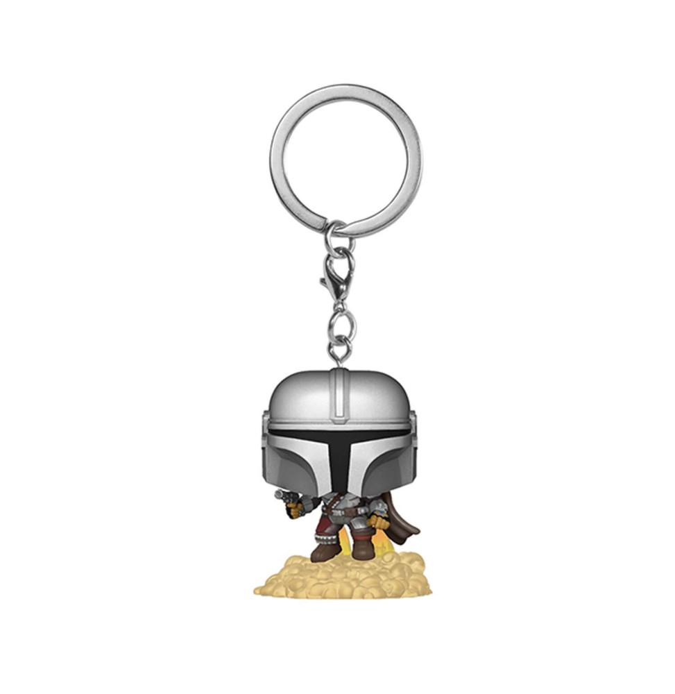 Porte Clé Star Wars Mandalorian - Mando Flying Pocket Pop 4cm