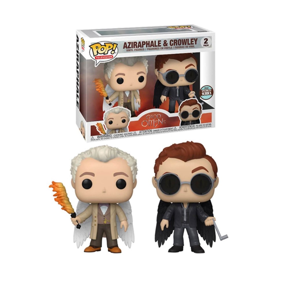 Figurine Good Omens - Aziraphale & Crowley Pop 2-Pack 10cm