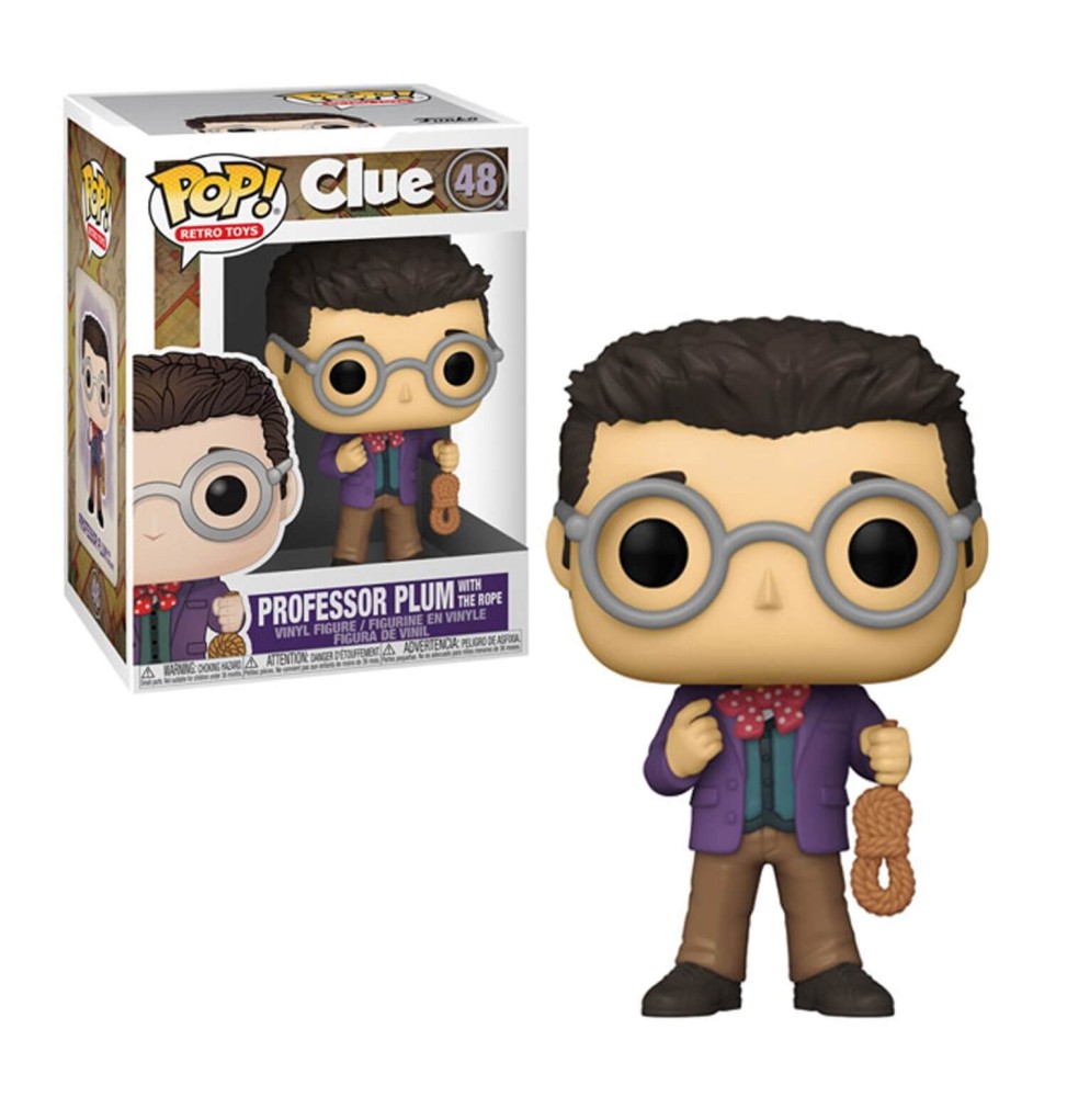 Figurine Cluedo - Professor Plum With Rope Pop 10cm