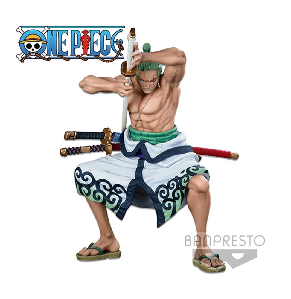 Figurine One Piece - Roronoa Zoro Brush Super Master Stars Piece 22cm