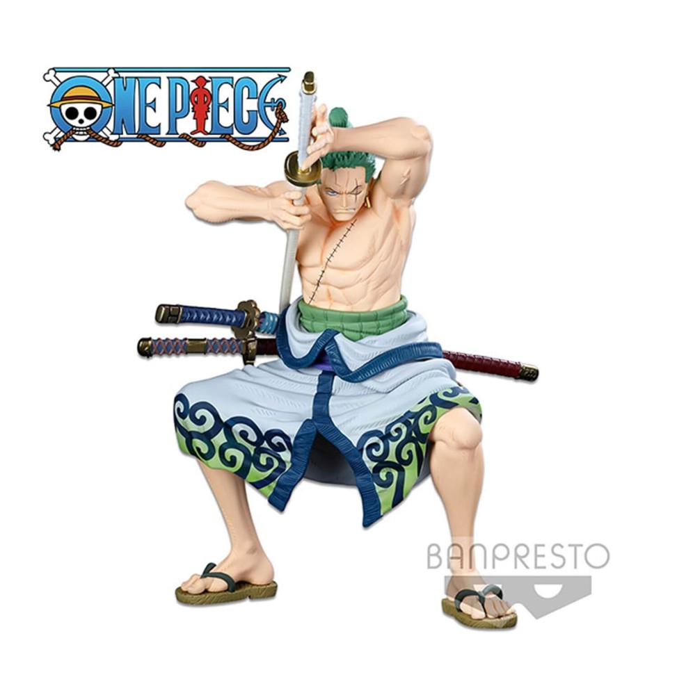 Figurine One Piece - Roronoa Zoro Original Super Master Stars Piece 22cm