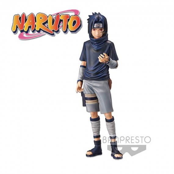 Figurine Naruto - Uchiha Sasuke2 Grandista Nero 24cm