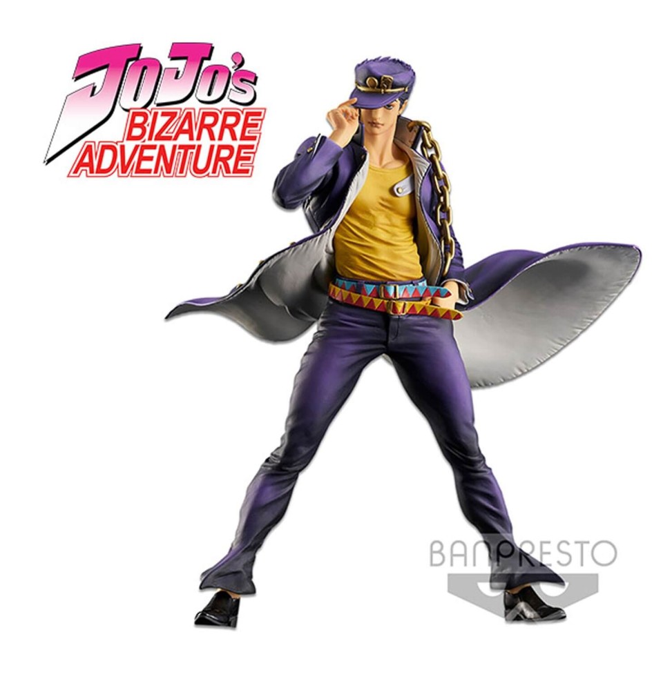 Figurine Jojo Bizarre Adventure - Jotaro Kujo Brush Super Master Stars Piece Stardust Crusaders 28cm