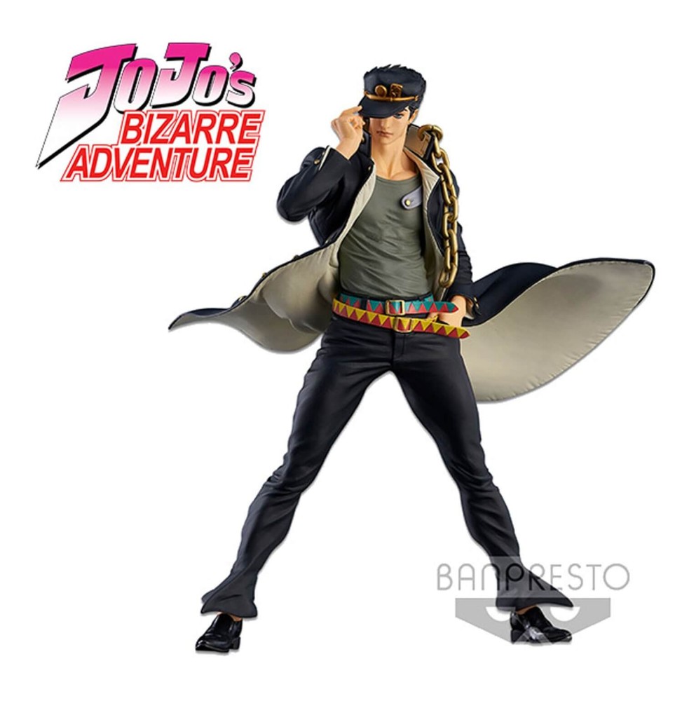 Figurine Jojo Bizarre Adventure - Jotaro Kujo Original Super Master Stars Piece Stardust Crusaders 28cm