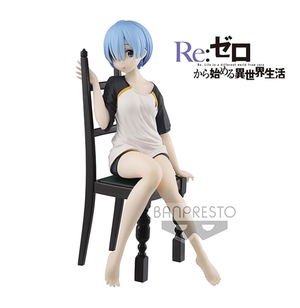 Figurine Re Zero - Relax Time Rem T Shirt Ver Starting Life In Another World 20cm