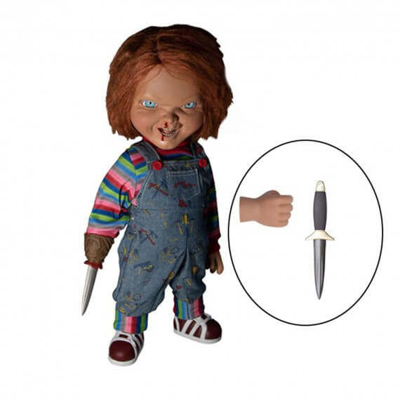 Figurine Chucky - Menacing Chucky Talking 38cm