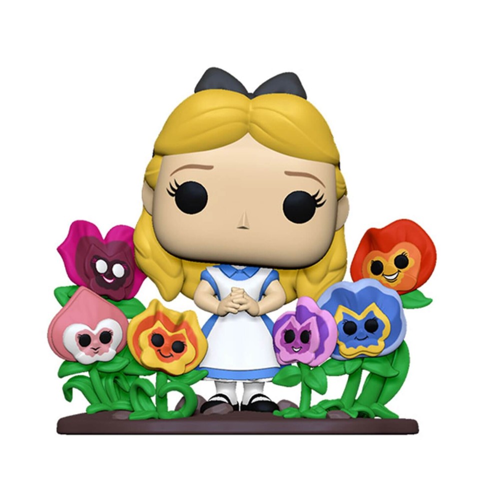 Figurine Disney Alice Au Pays Des Merveiles - Alice & Flowers Pop 10cm