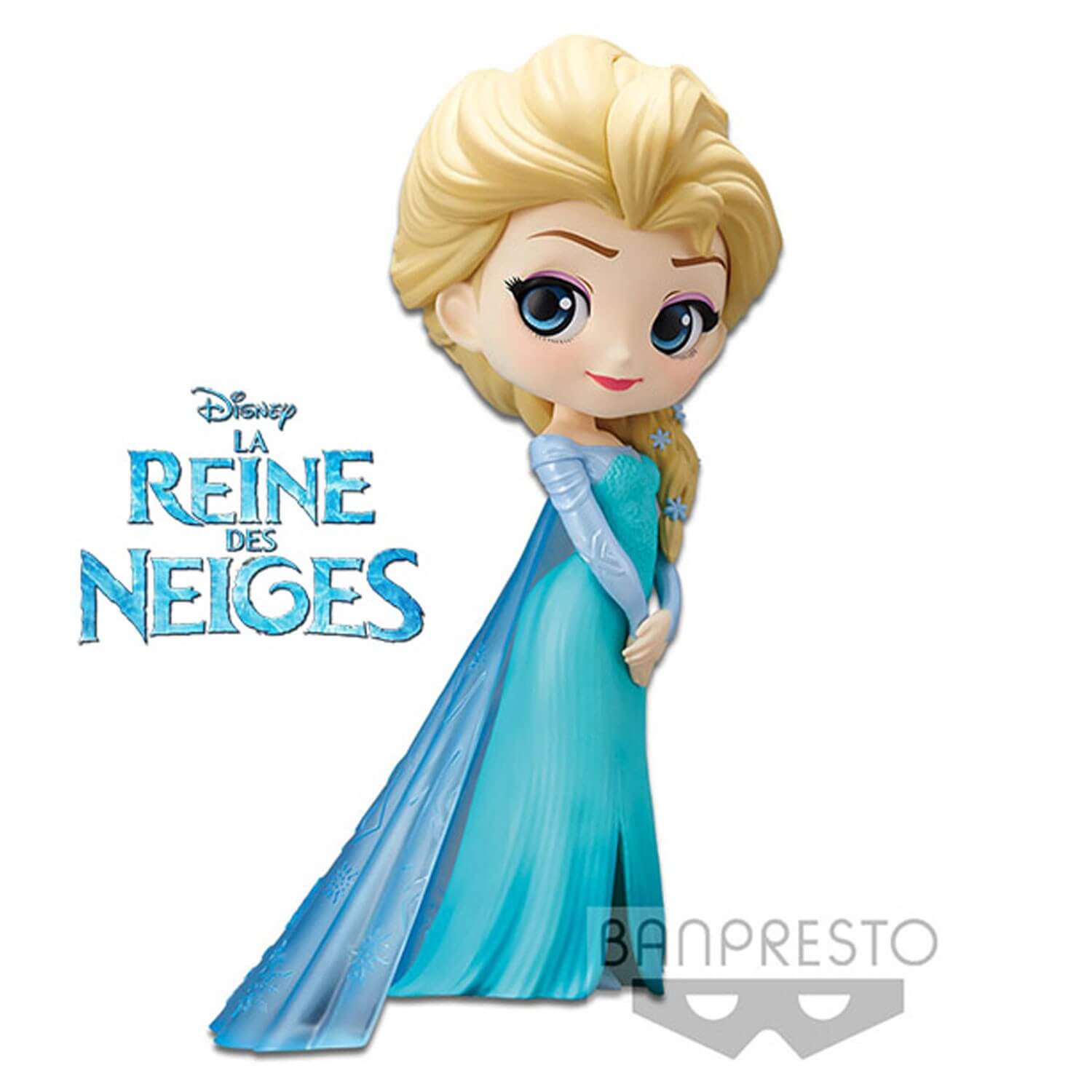 Figurine Disney La Reine des Neiges - Elsa Repro Q Posket 14cm - Ba