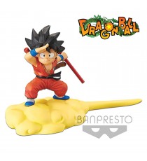 Figurine DBZ - Goku Red Outfit Flying Nimbus Repro 13cm