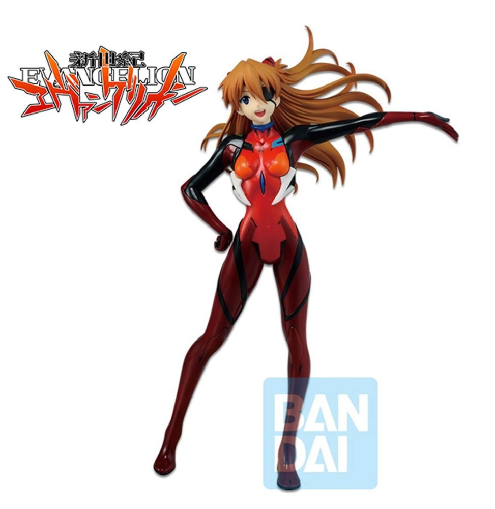 Figurine Evangelion - Asuka Shikinami Langley Eva-01 Test Type Awakening Ichibansho 22cm