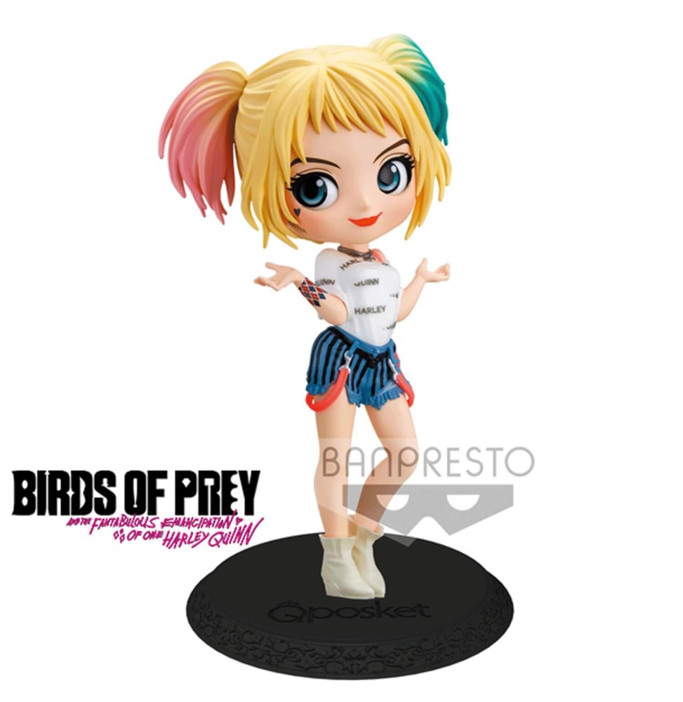 Figurine DC Birds Of Prey - Harley Quinn Vol3 Ver A Q Posket 14cm