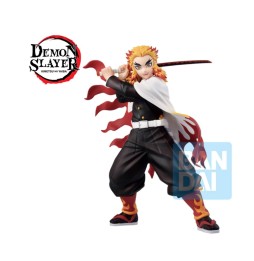 Figurine Demon Slayer Kimetsu No Yaiba - Ichibansho Mugen Train Kyojuro Rengoku 20cm