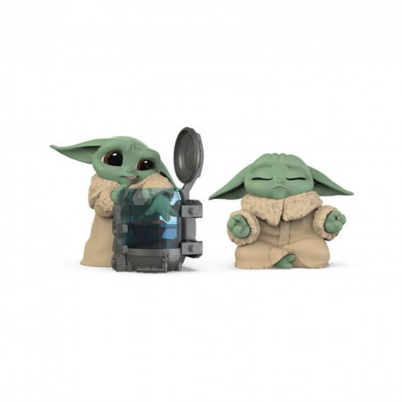 Figurine Star Wars Mandalorian - 2-Pack The Child Baby Yoda Egg Canister & Meditation 6cm