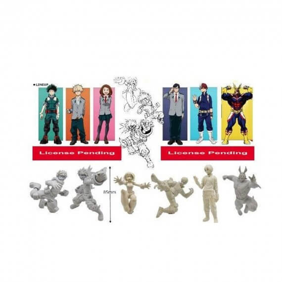 Figurine My Hero Academia - Pack 24 Gashapon Foil 8cm