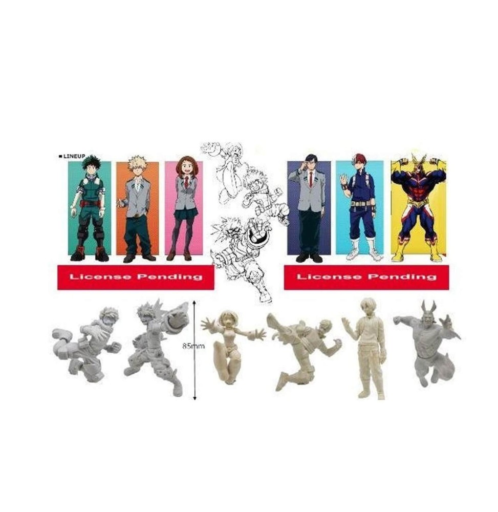 Figurine My Hero Academia - Pack 24 Gashapon Foil 8cm