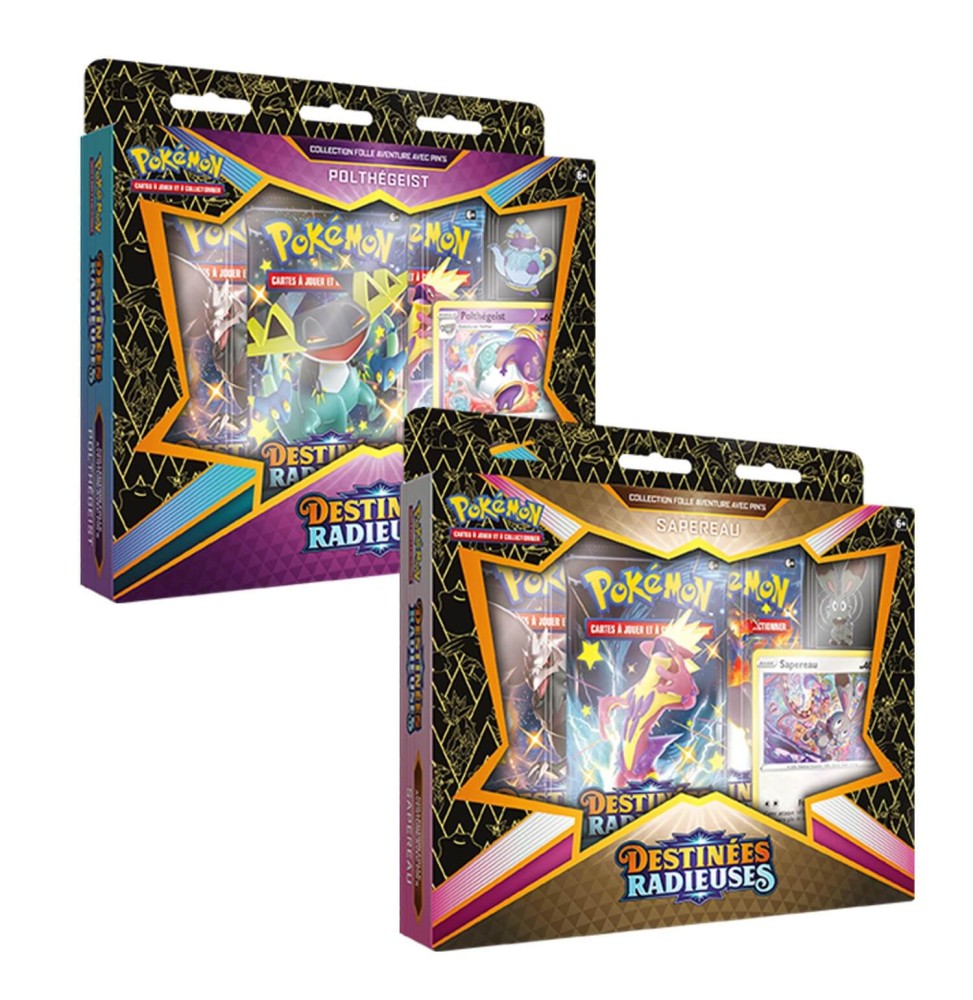 Coffret Pokemon - Coffret Pins Polthégeist/Sapereau Aléatoire