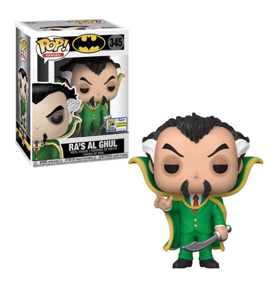 Figurine DC Batman And Robin - Ra'S Al Ghul Comics Exclu Pop 10cm