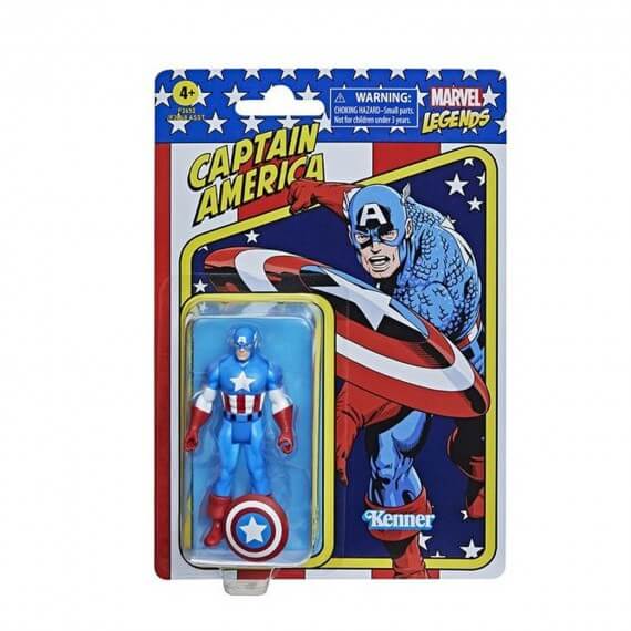 Figurine Marvel - Captain America Legends Retro 10cm