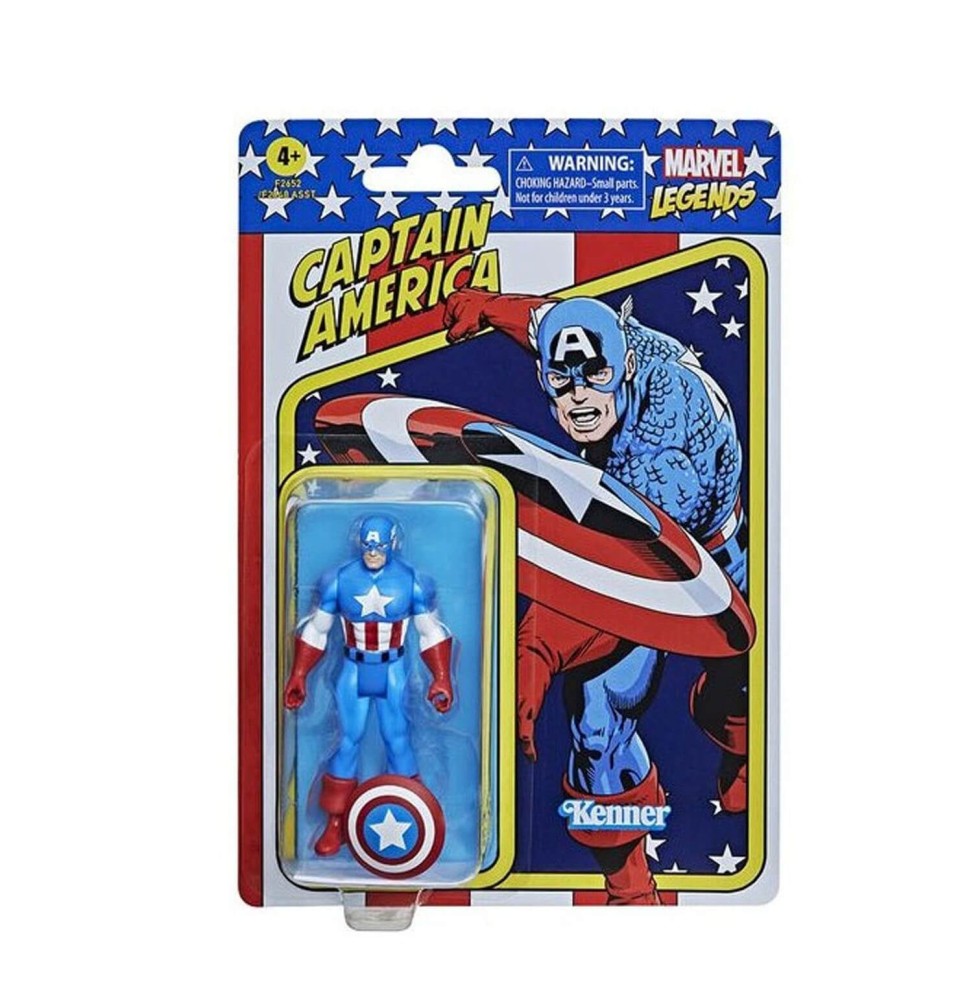 Figurine Marvel - Captain America Legends Retro 10cm