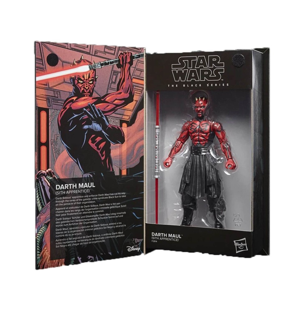 Figurine Star Wars - Dark Maul Black Series 50th Anniv 15cm