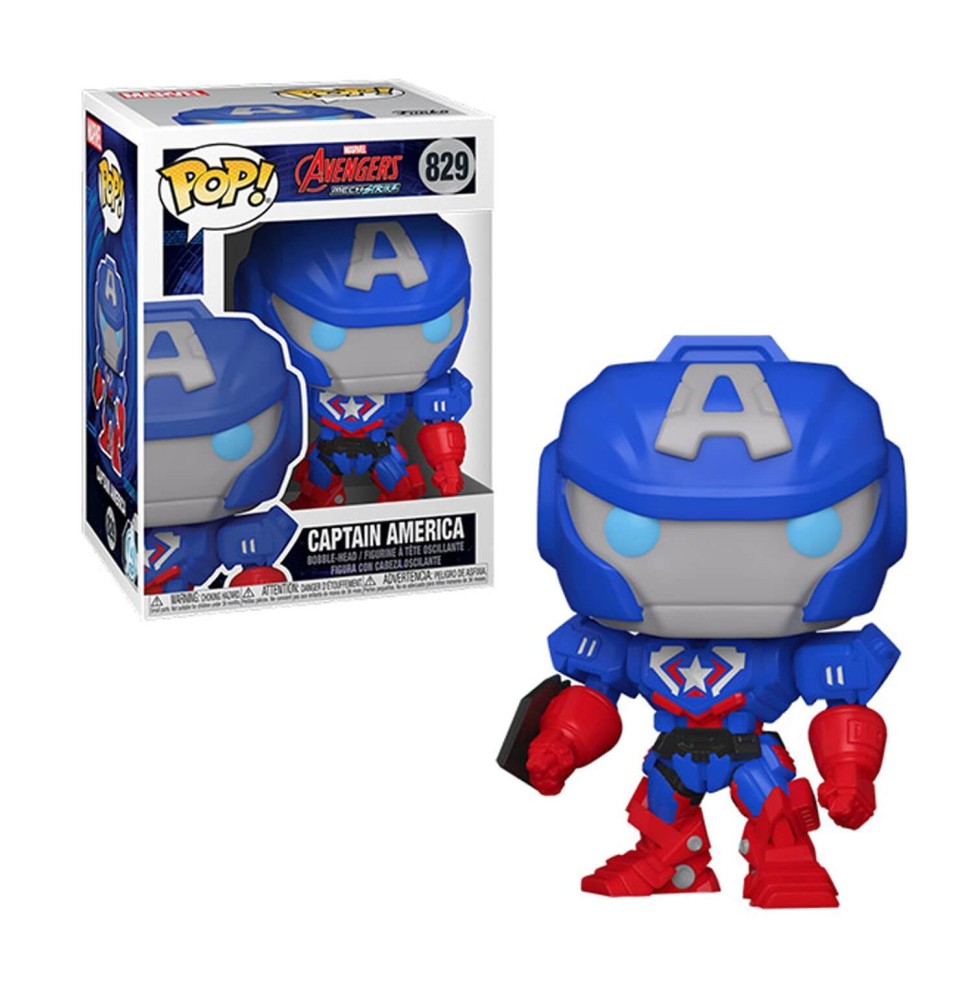 Figurine Marvel - Mech Captain America Pop 10cm