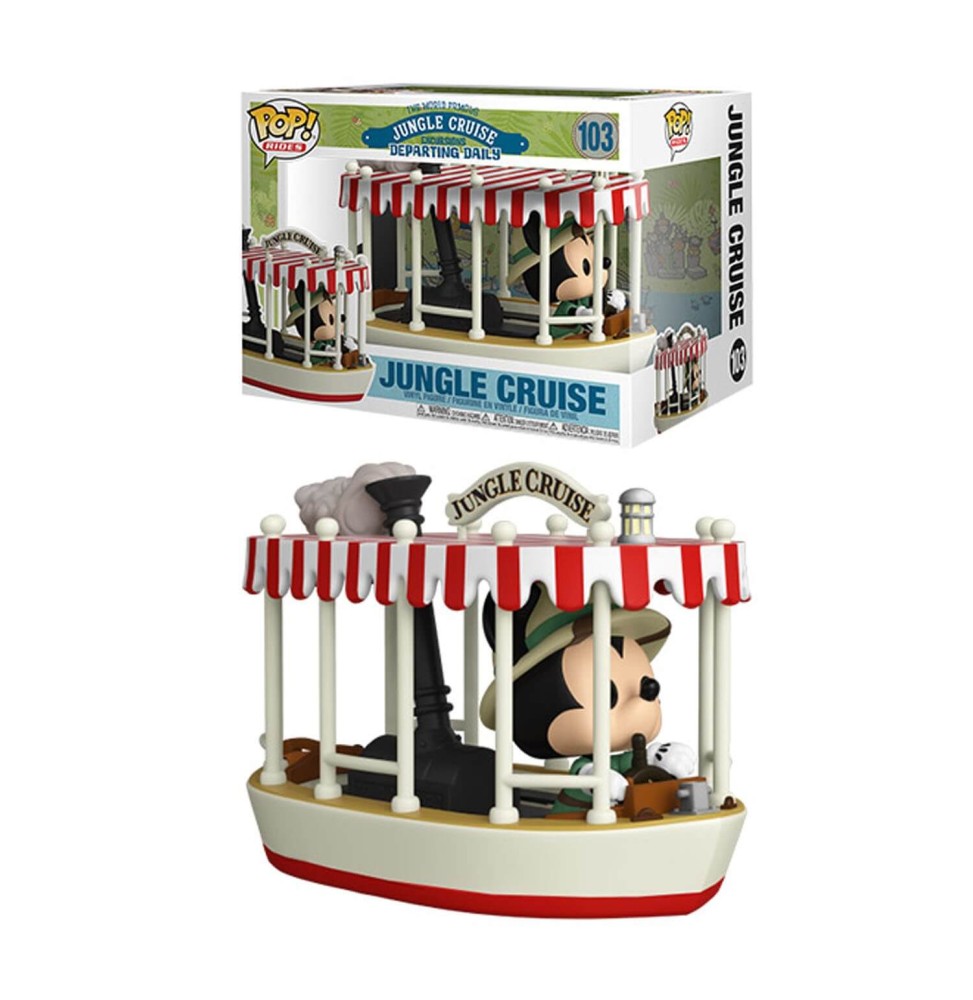 Figurine Disney - Jungle Cruise Skipper Mickey Boat Pop Rides 10cm