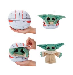 Peluche Star Wars Mandalorian - The Child Grogu Transformable