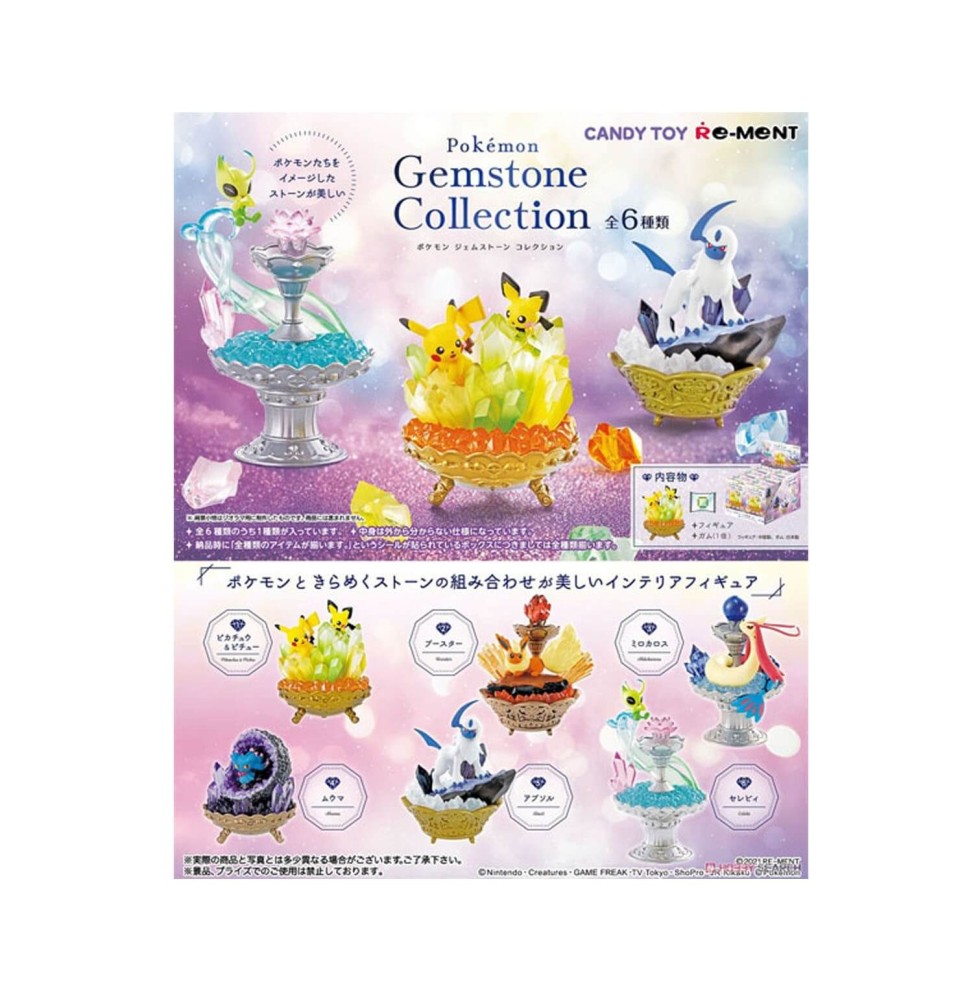 Set De 6 Figurines Pokemon Gemstone